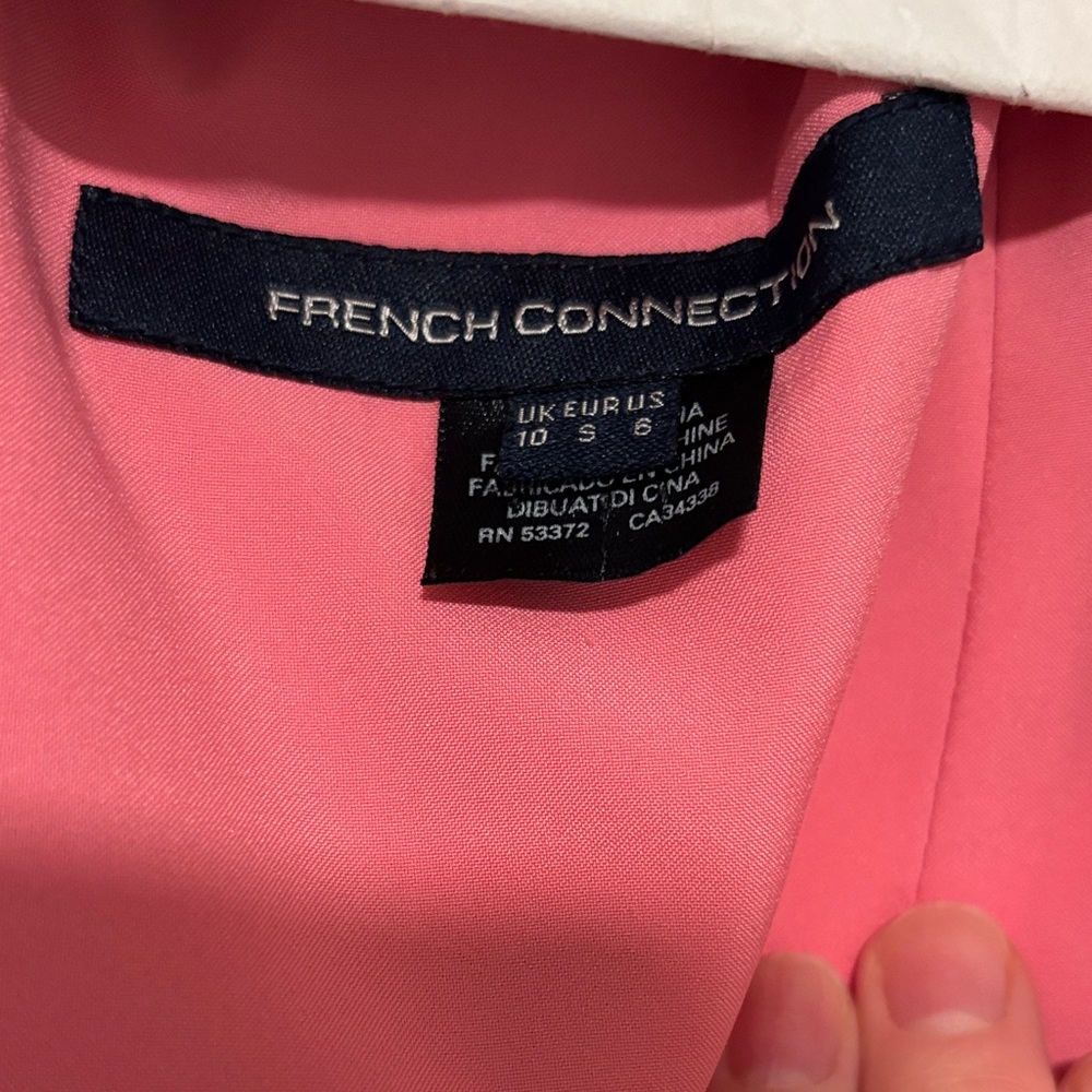French Connection Pink Ruffle Mini Dress - Picture 3 of 3
